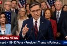 BREAKING: It Passed – 119-33 Vote – President Trump is Furious…